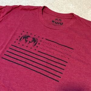 KUIU Maroon Graphic Tee